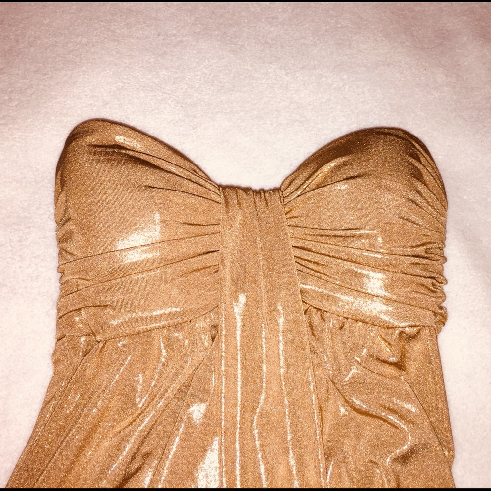 Caché size 2 gold party dress